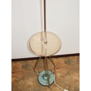 oryginalna lampa retro z lat 60. – metal i szkło